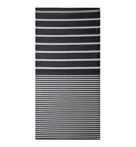 Outdoorteppich HALDIA Schwarz 90 x 180 cm