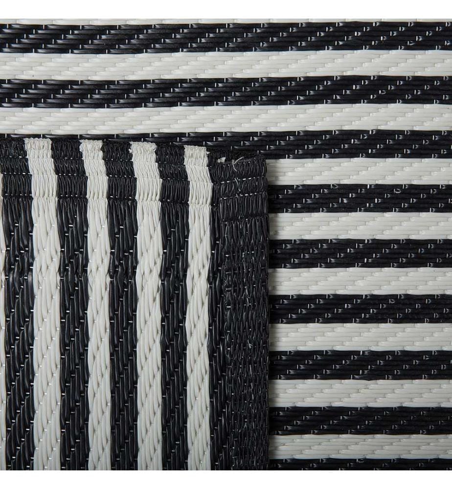 Outdoor Rug HALDIA Black 90 x 180 cm