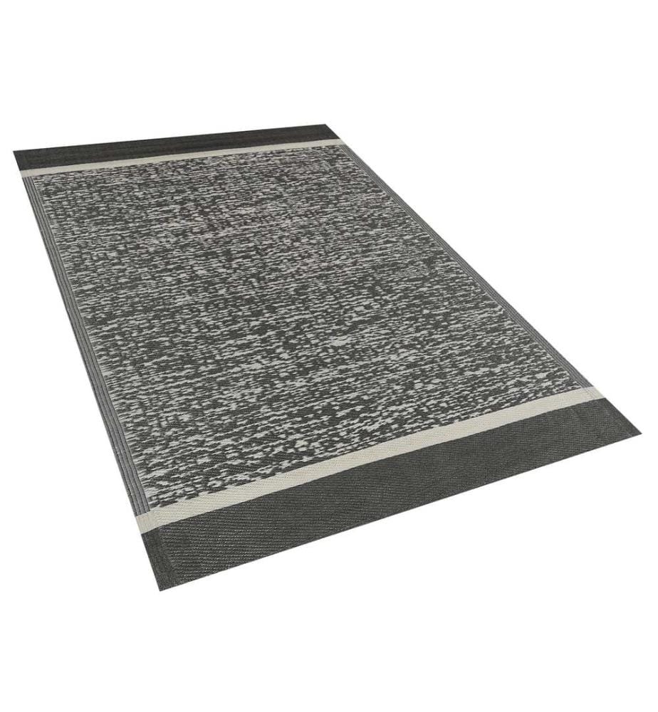 Outdoorteppich BALLARI Schwarz 120 x 180 cm