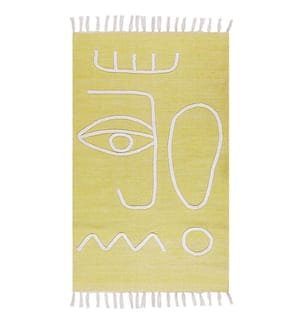 Outdoorteppich YAVU Gelb 80 x 150 cm