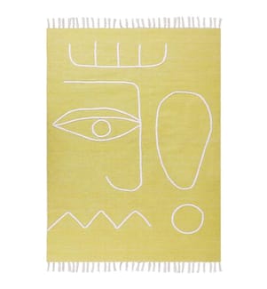 Outdoorteppich YAVU Gelb 140 x 200 cm