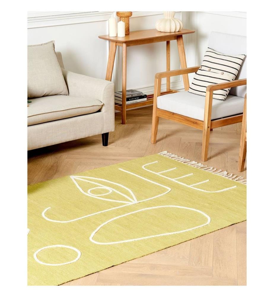 Outdoorteppich YAVU Gelb 140 x 200 cm