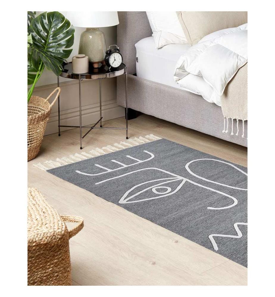 Outdoorteppich YAVU Grau 80 x 150 cm