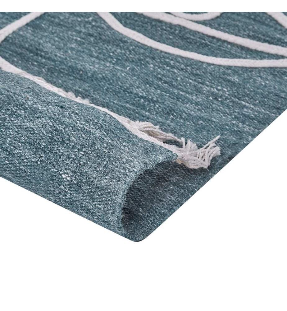 Outdoorteppich YAVU Blau 80 x 150 cm