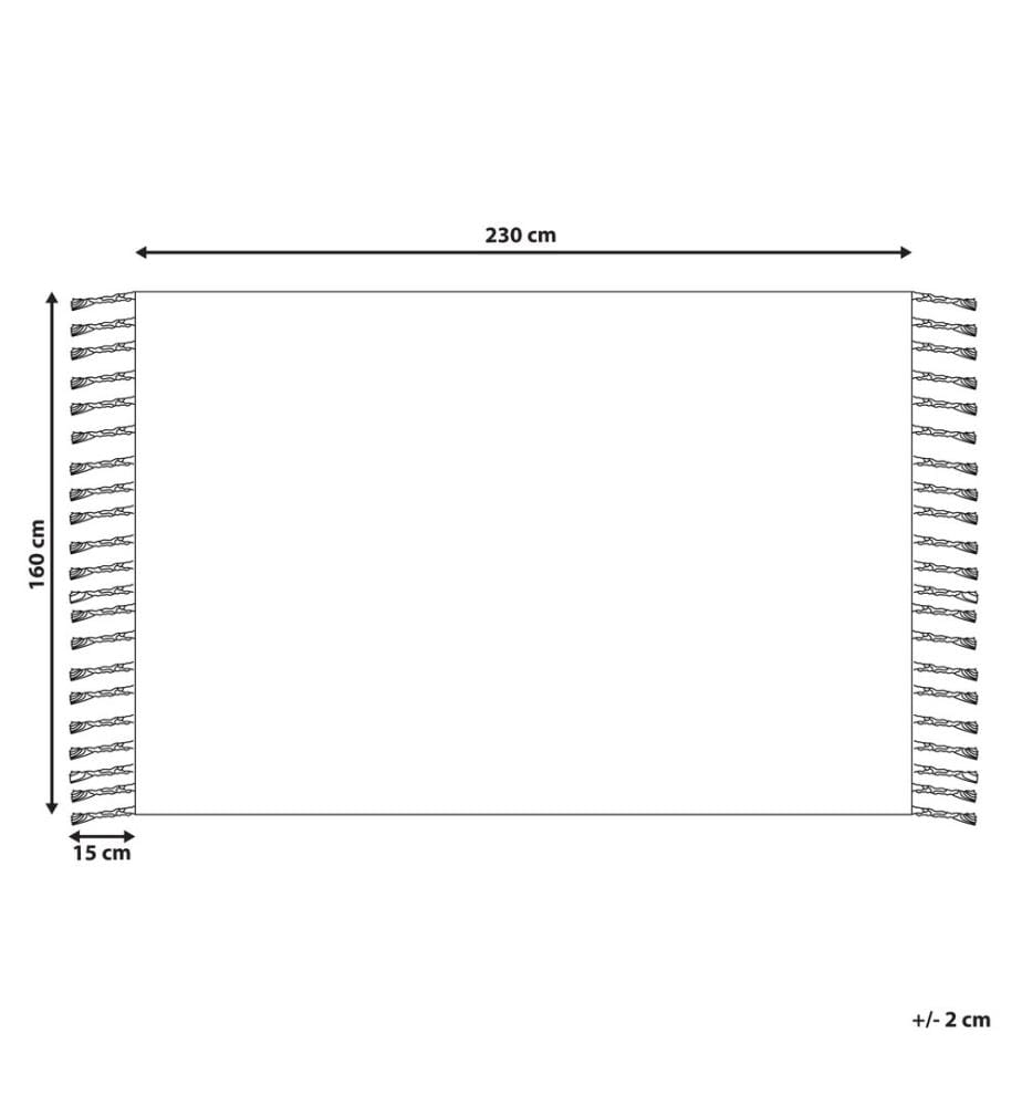 Outdoorteppich TABIAT Grau 160 x 230 cm