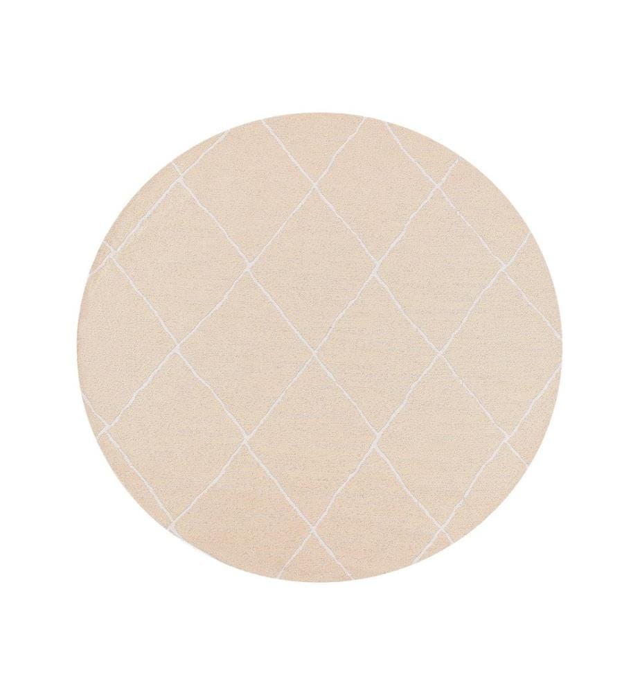 Outdoorteppich GWALIOR Beige ø 120 cm