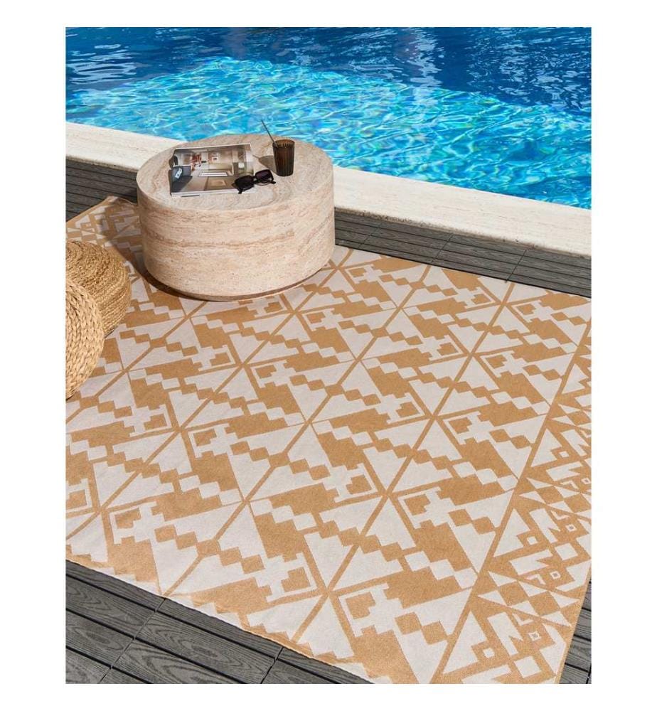 Tapis d'extérieur BALASORE Beige 80 x 150 cm