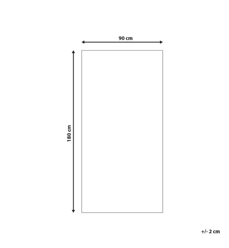 Tapis d'extérieur SIRSA Gris 90 x 180 cm