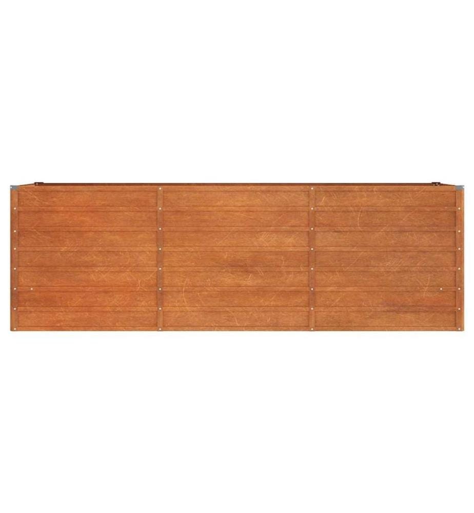 Hochbeet Rostig 240x80x77 cm Cortenstahl