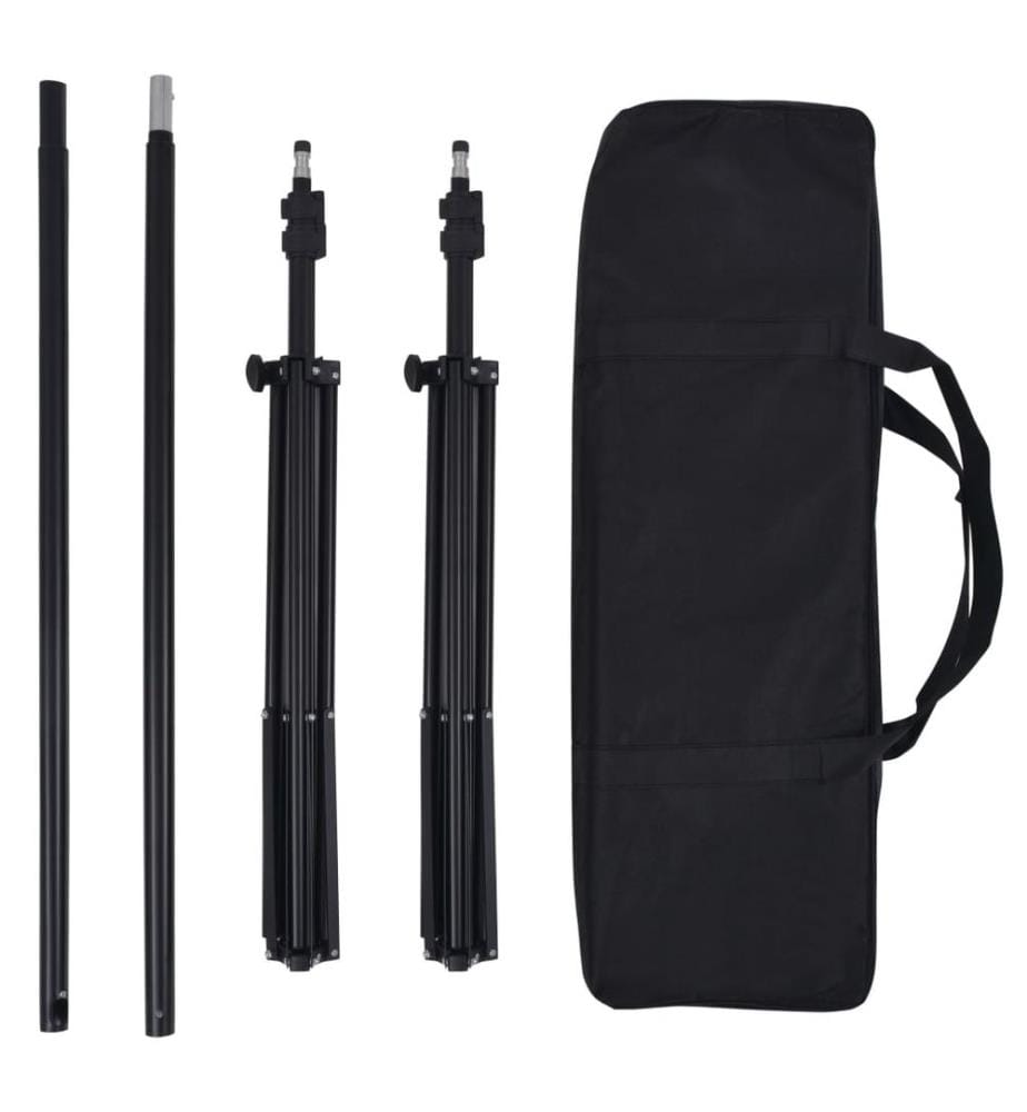 Fotostudio-Set mit 5 farbigen Hintergründen und einstellbarer Aufhängung