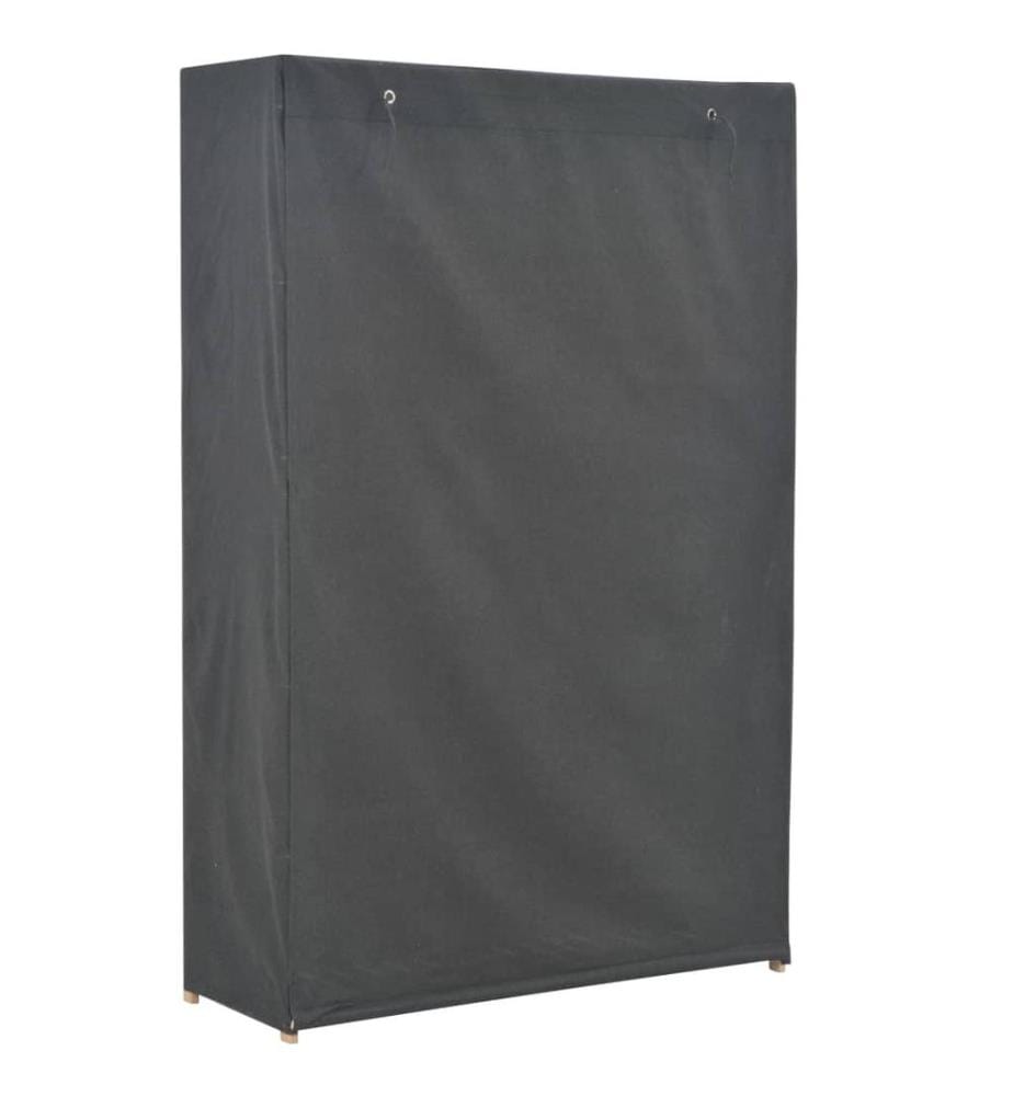 Kleiderschrank Grau 110 x 40 x 170 cm Stoff