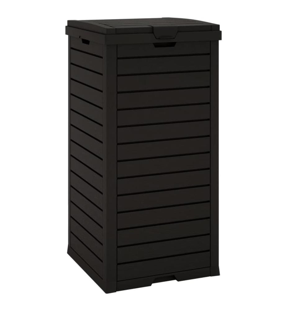 Outdoor-Mülltonne Schwarz 41x41x86 cm Polypropylen