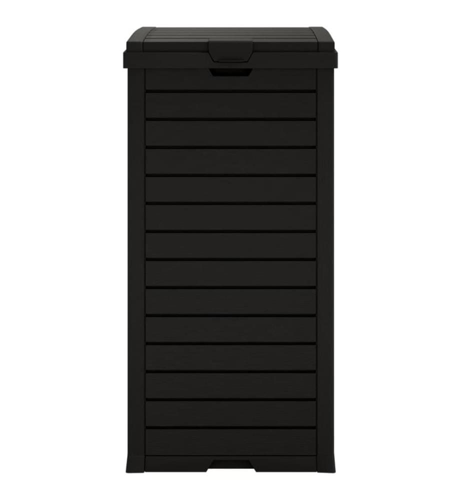 Outdoor-Mülltonne Schwarz 41x41x86 cm Polypropylen