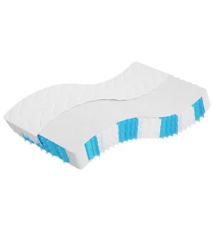 Matelas à ressorts ensachés dureté moyenne 120x200 cm