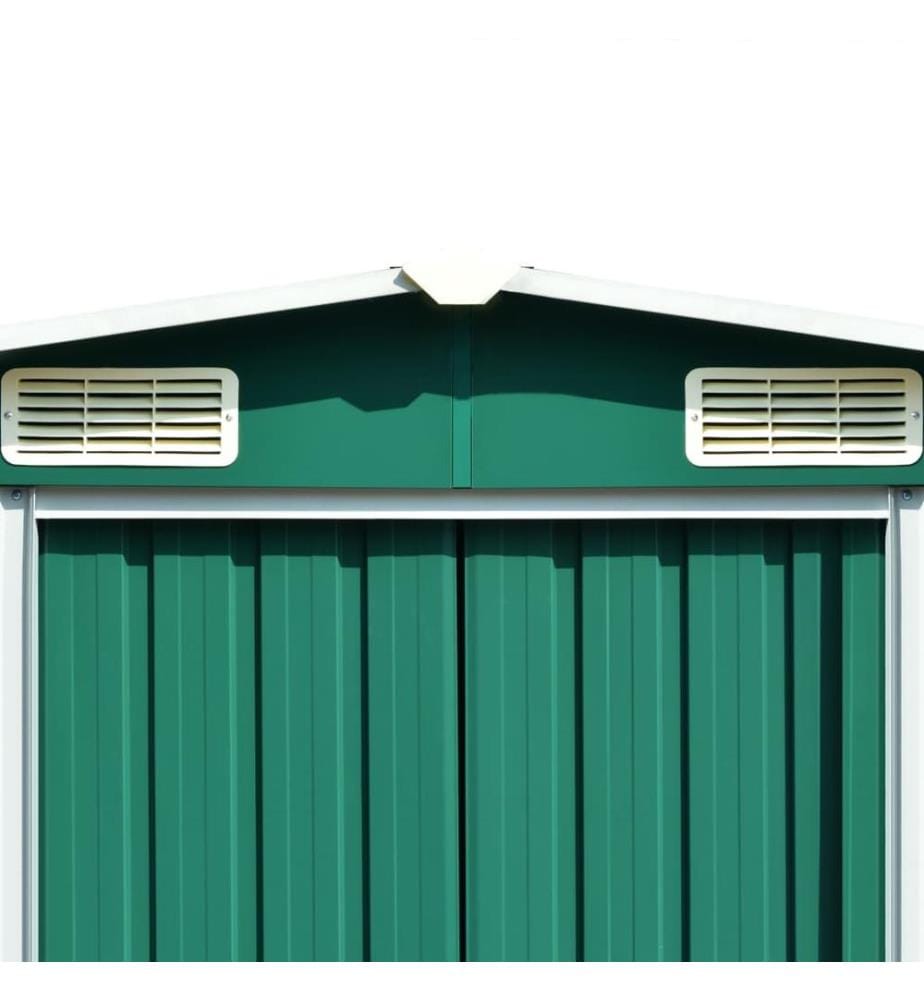 Abri de jardin Vert 257x779x181 cm Acier galvanisé