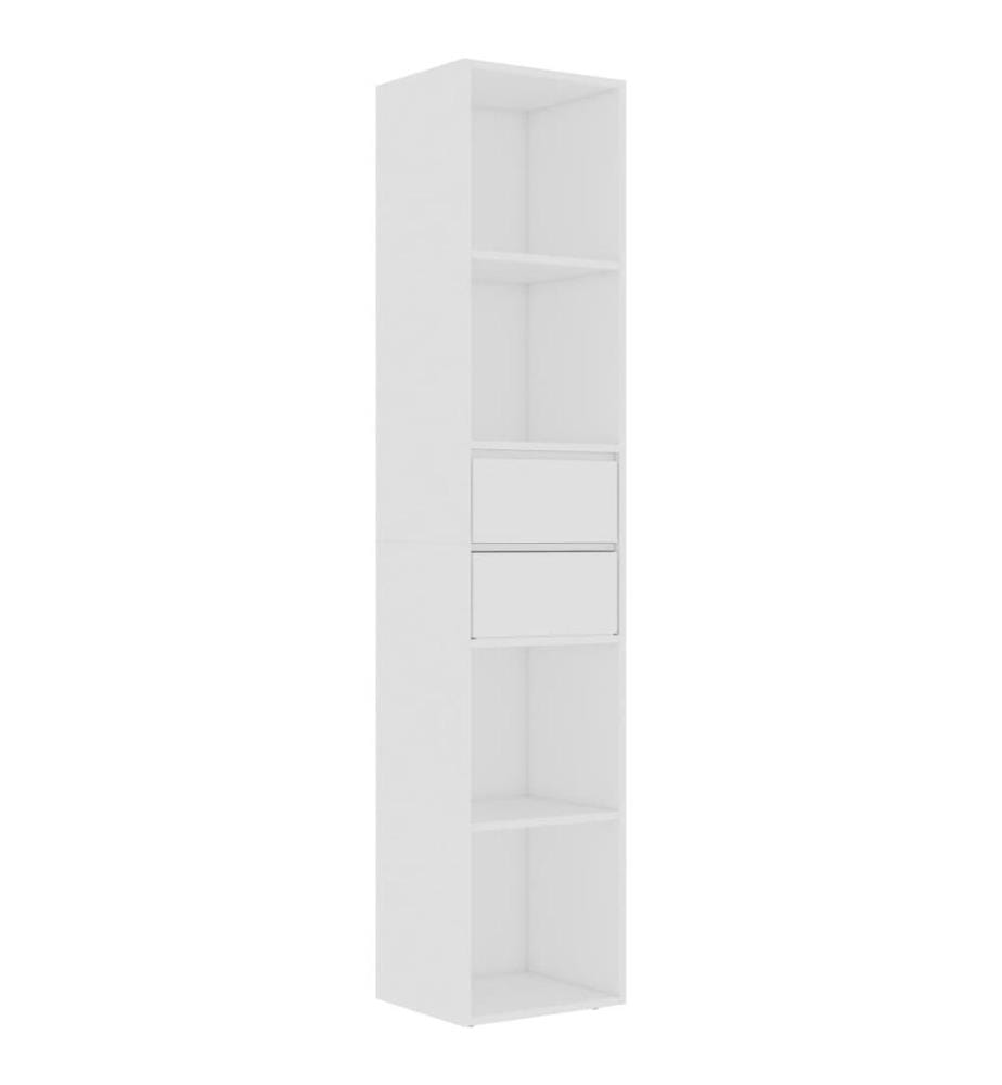 Bibliothèque Blanc 36x30x171 cm Bois d'ingénierie