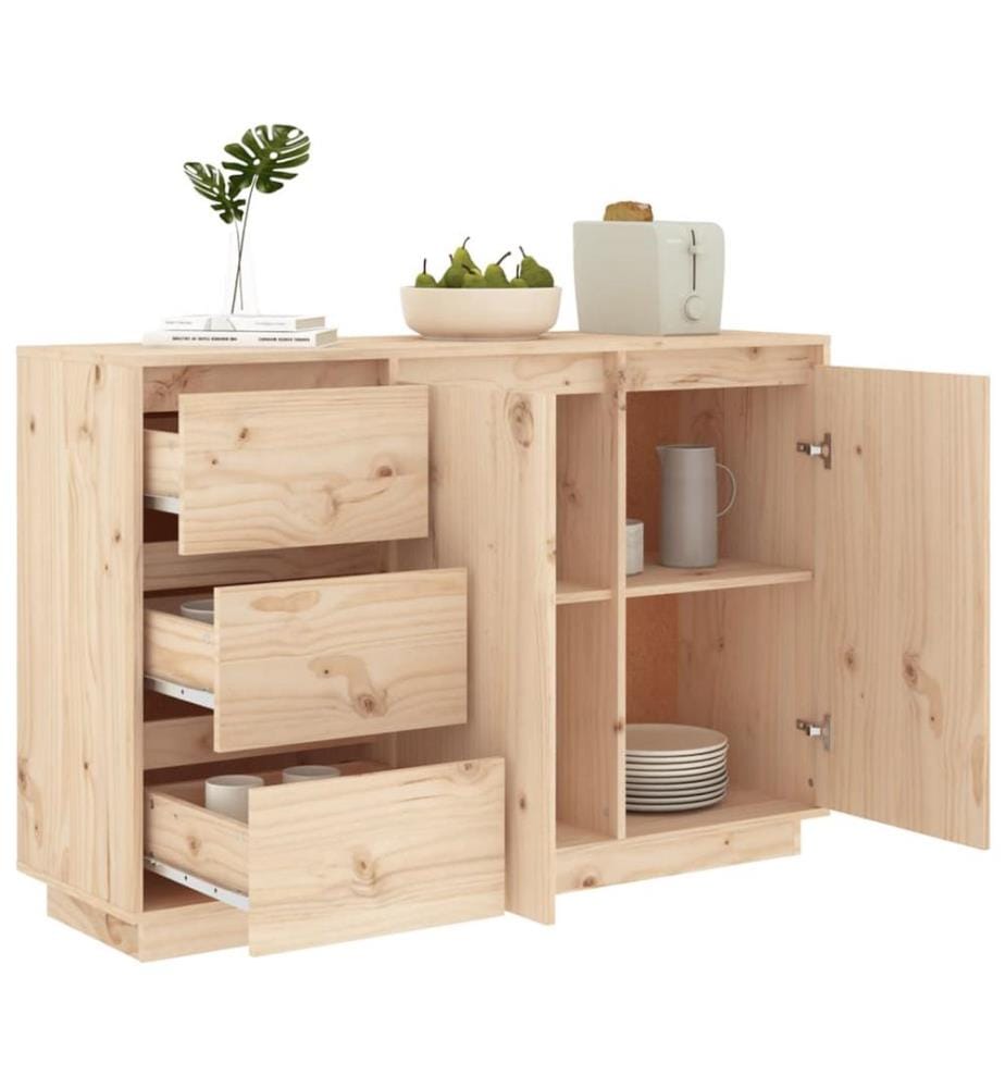 Sideboard 111x34x75 cm Massivholz Kiefer