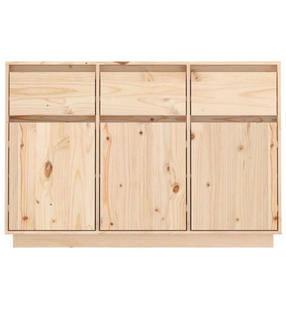 Sideboard 110x34x75 cm Massivholz Kiefer