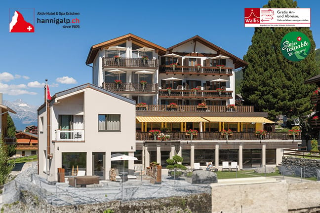 3-Sterne-Superior-Hotel im Wallis, Aktiv Hotel & Spa Hannigalp