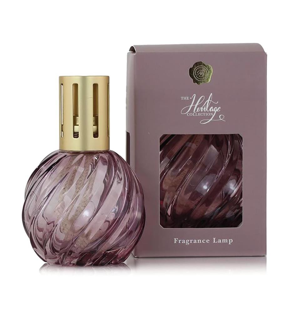 Lampe à catalyse en verre Mauve Heritage