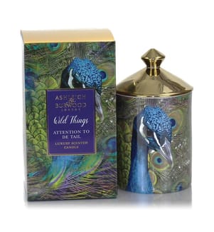 Bougie Parfumée Paon Attention to de tail Wild Things - 320 g
