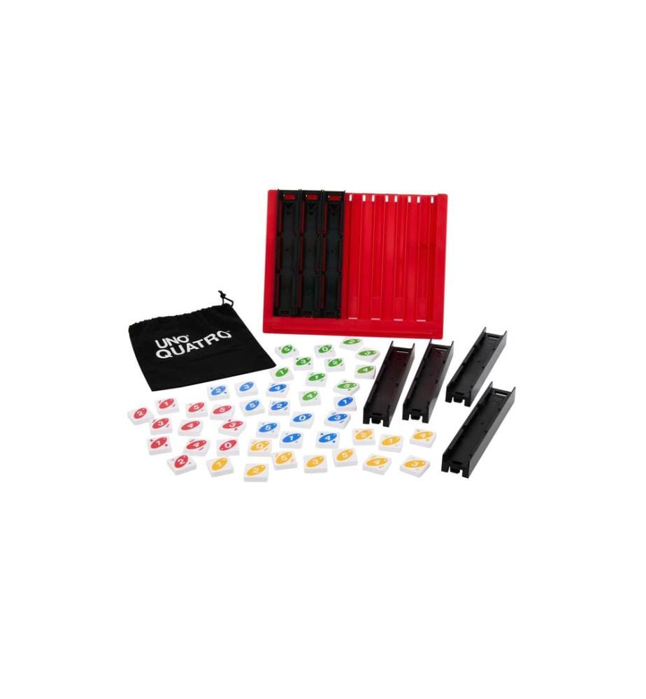 Mattel Spiele - Familienspiel UNO Quatro