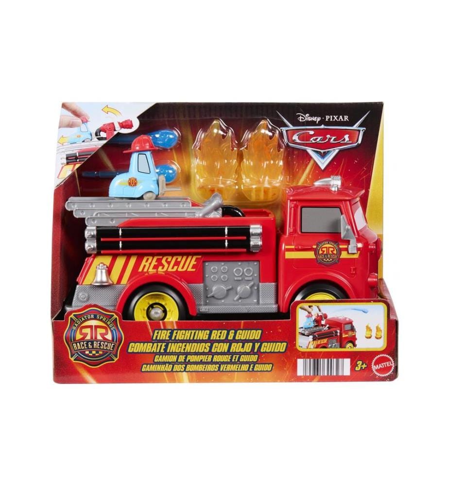 Mattel Cars - Disney Cars Radiator Springs Race & Rescue Fire Truck