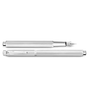 CARAN D'ACHE - Stylo plume Ecridor Retro moyen (M), Argenté