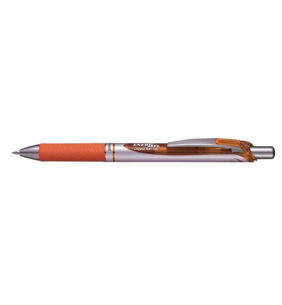 PENTEL - Stylo à encre gel EnerGel 0.7 mm, Orange