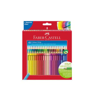 Faber-Castell Crayons de couleur Colour Grip Etui carton de 48