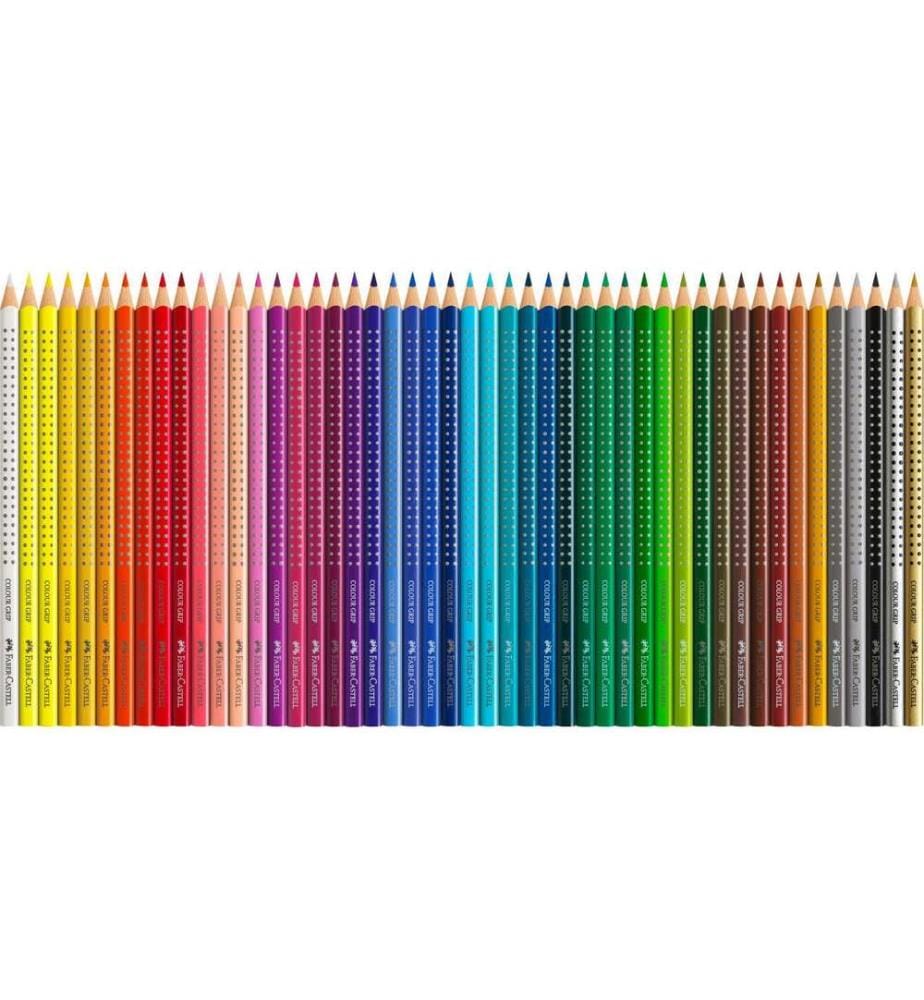 Faber-Castell Crayons de couleur Colour Grip Etui carton de 48
