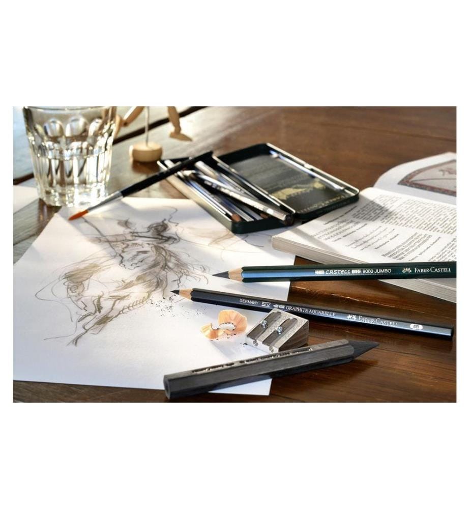 Faber-Castell Crayon graphite Faber-Castell PITT Étui métallique de 26