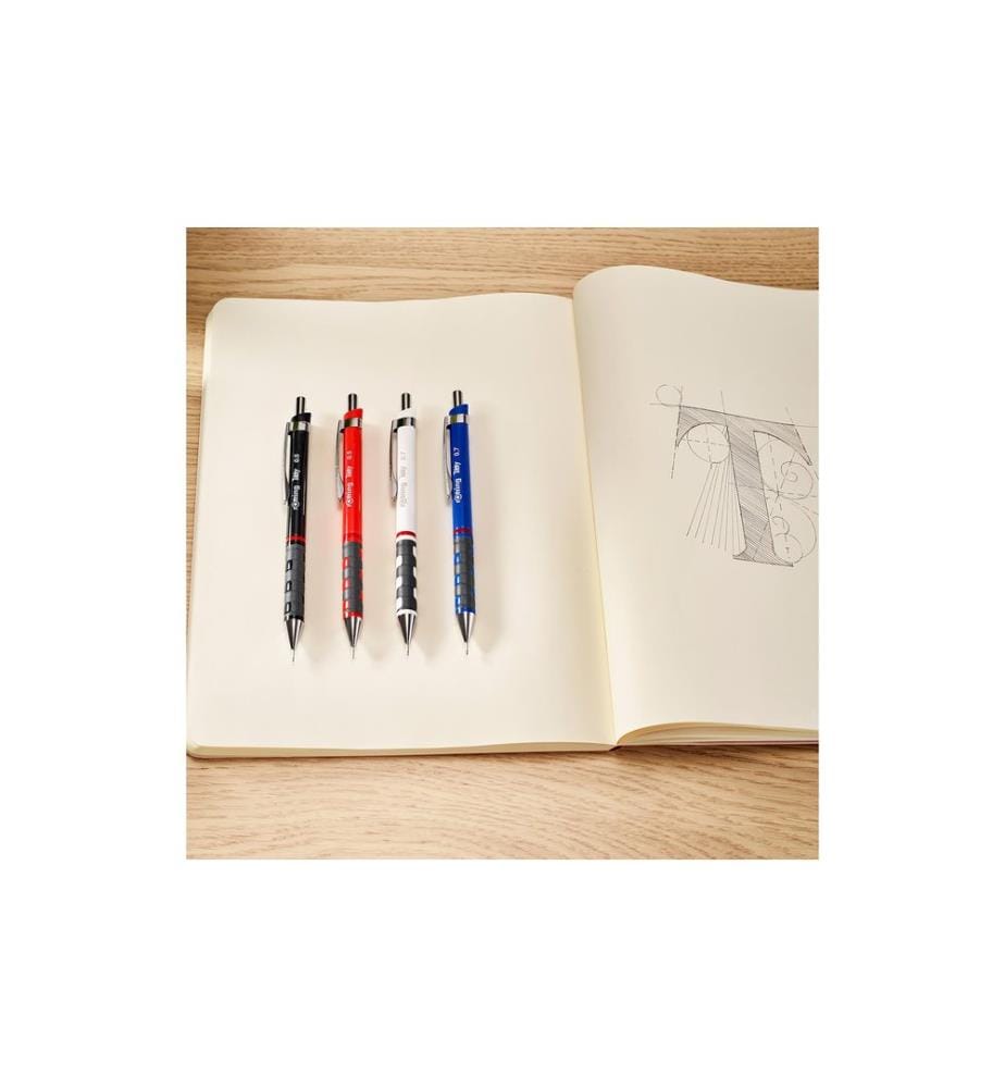 ROTRING - Porte-mines Tikky HB, 0.5 mm, Blanc