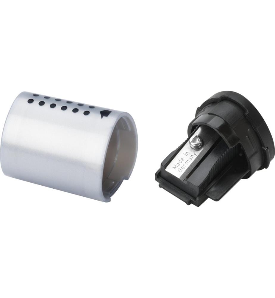 Faber-Castell Taille-crayon Grip 2001 Mini Manuel, Noir/Argenté