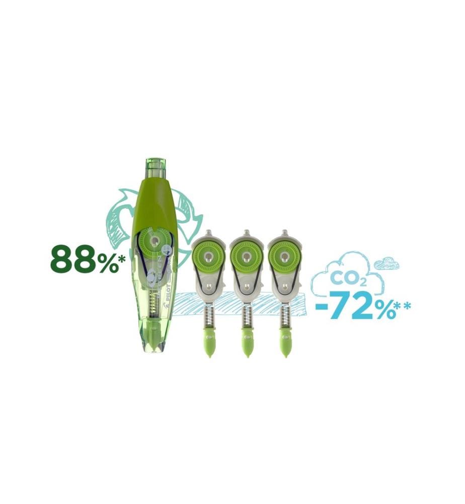 PILOT - Cassette de recharge BeGreen, Whiteliner RT 4 mm