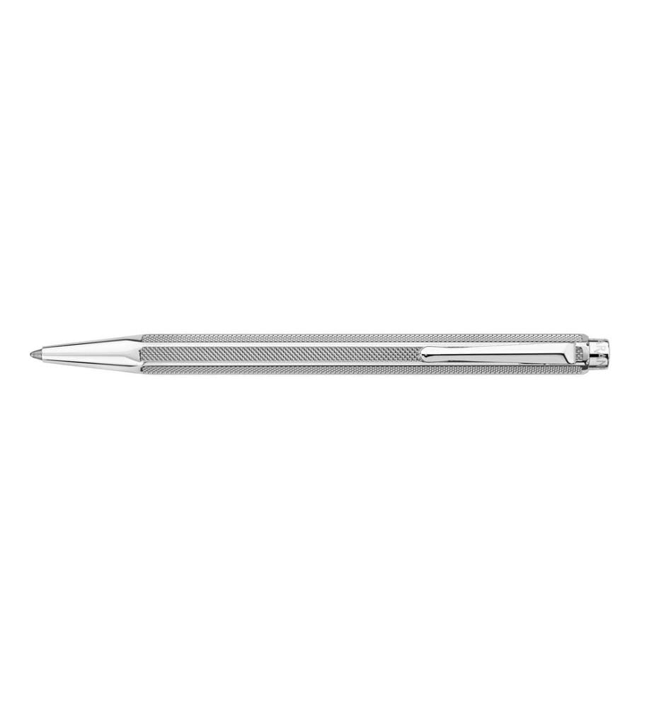CARAN D'ACHE - Kugelschreiber Ecridor Maille Mailanaise Medium (M), Silber