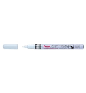 PENTEL - Marqueur indélébile Paint 1,5 mm, Blanc
