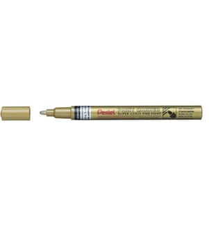PENTEL - Marqueur indélébile Paint 1.5 mm, or métallique