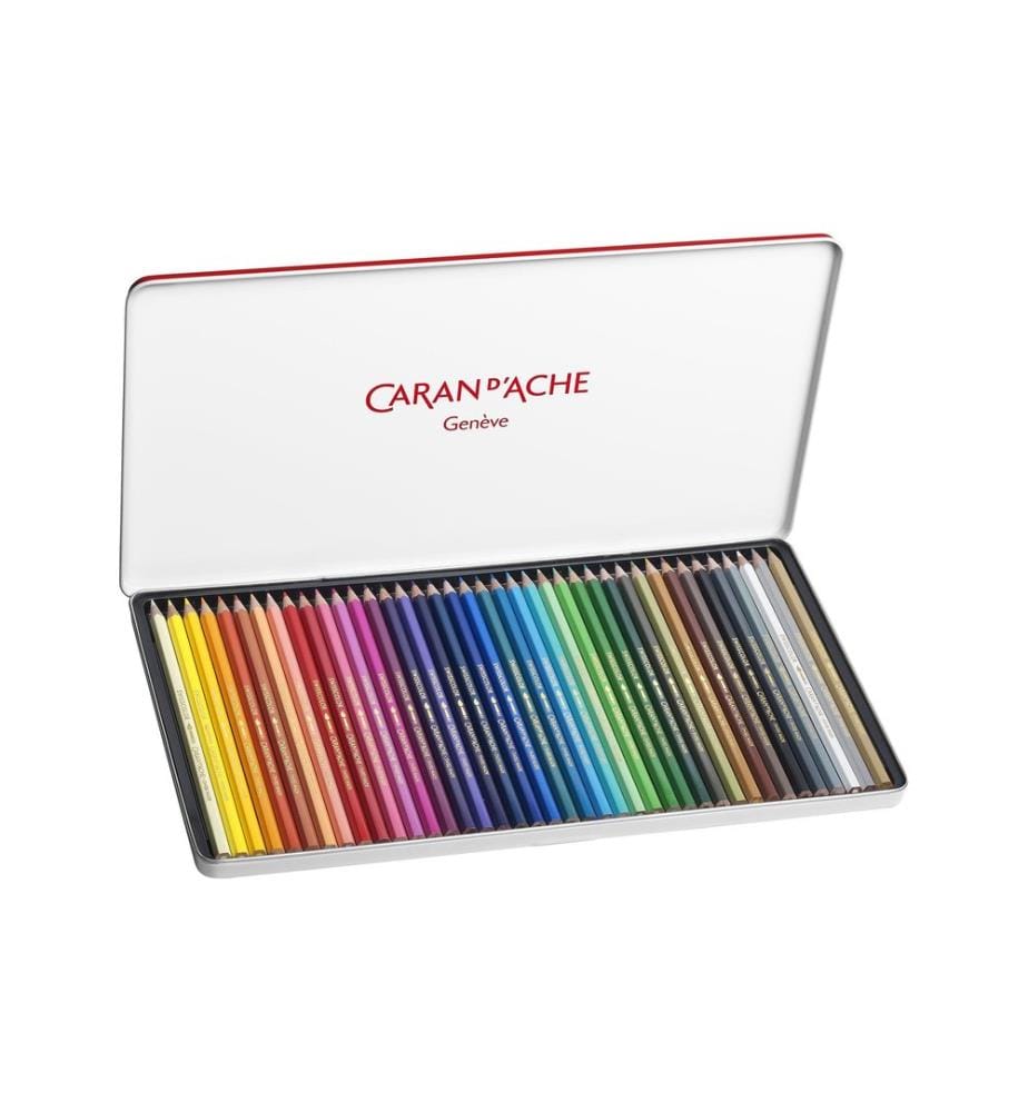 CARAN D'ACHE - Aquarellfarbstifte Swisscolor 40 Stück