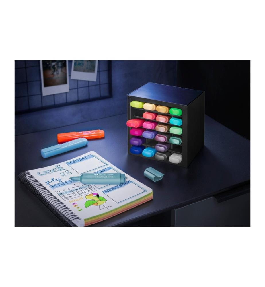 Faber-Castell Surligneur 46 Kit de bureau 24 pièces