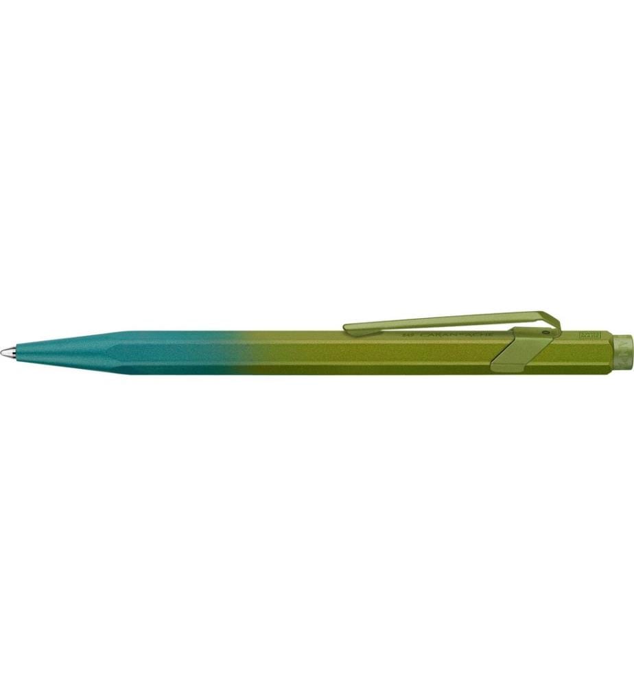 CARAN D'ACHE - Stylo bille 849 Claim your Style 5, 1 mm, Vert arctique