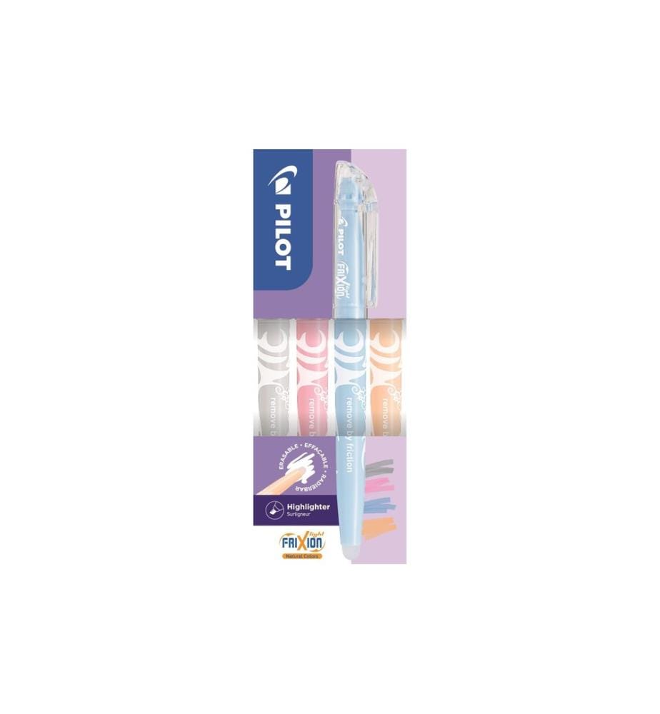 PILOT - Surligneur Frixion Light natural 4 pièces