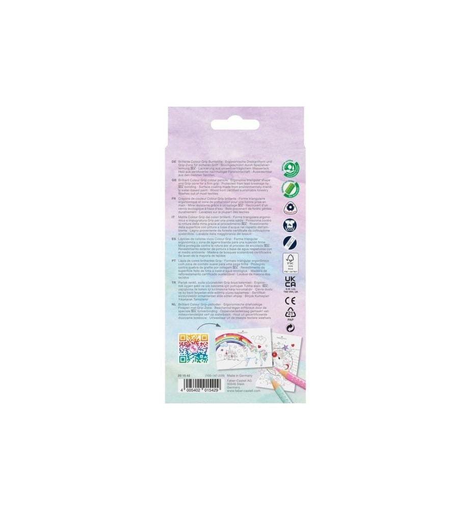 Faber-Castell Crayons de couleur Colour Grip Einhorn 13 pièces