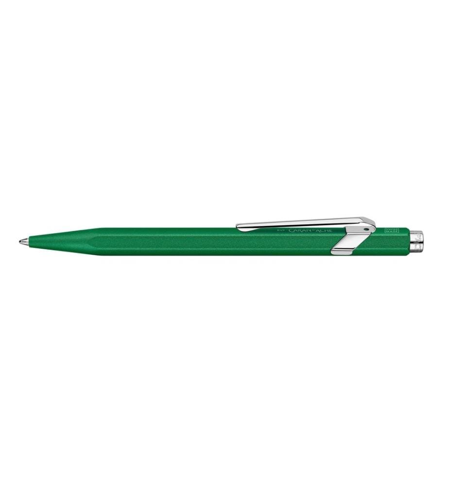 CARAN D'ACHE - Stylo bille 849 Colormat-x Vert moyen (M), Vert