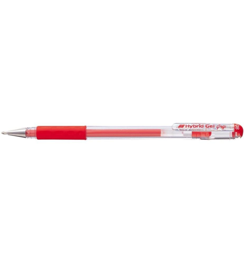 PENTEL - Stylo à encre gel Grip hybride 0.4 mm, Rouge