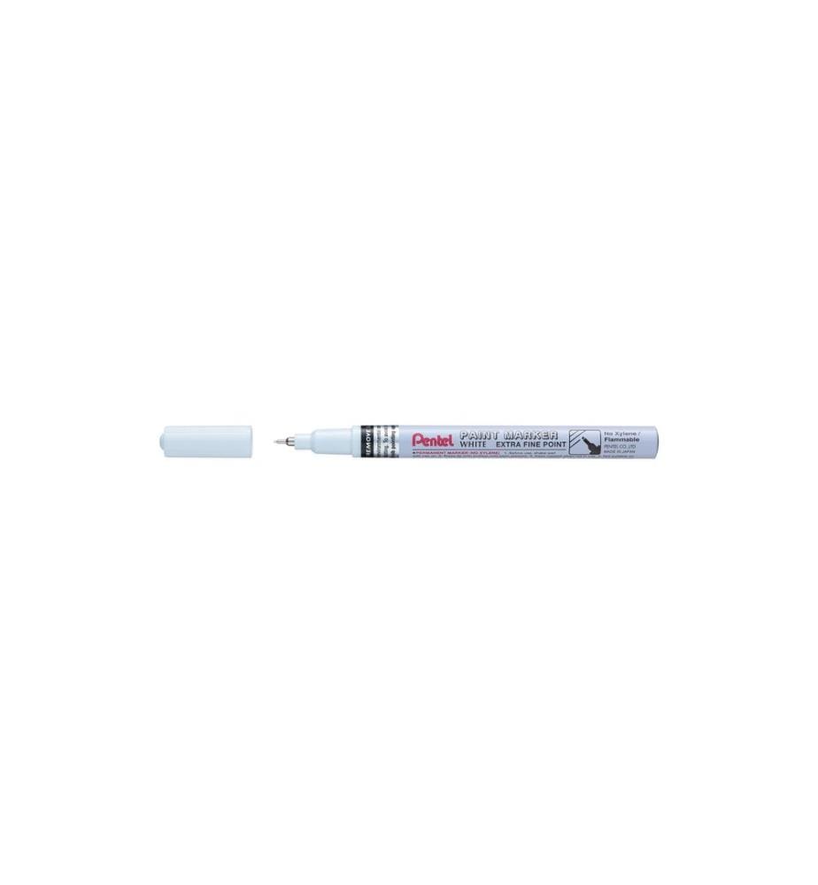 PENTEL - Marqueur indélébile 0,7 mm Blanc