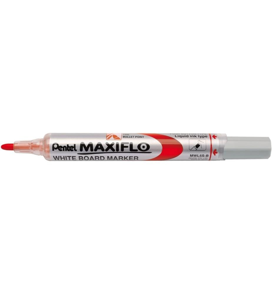 PENTEL - Marqueur pour tableau blanc Maxiflo 2 mm Rouge, 1 pièce