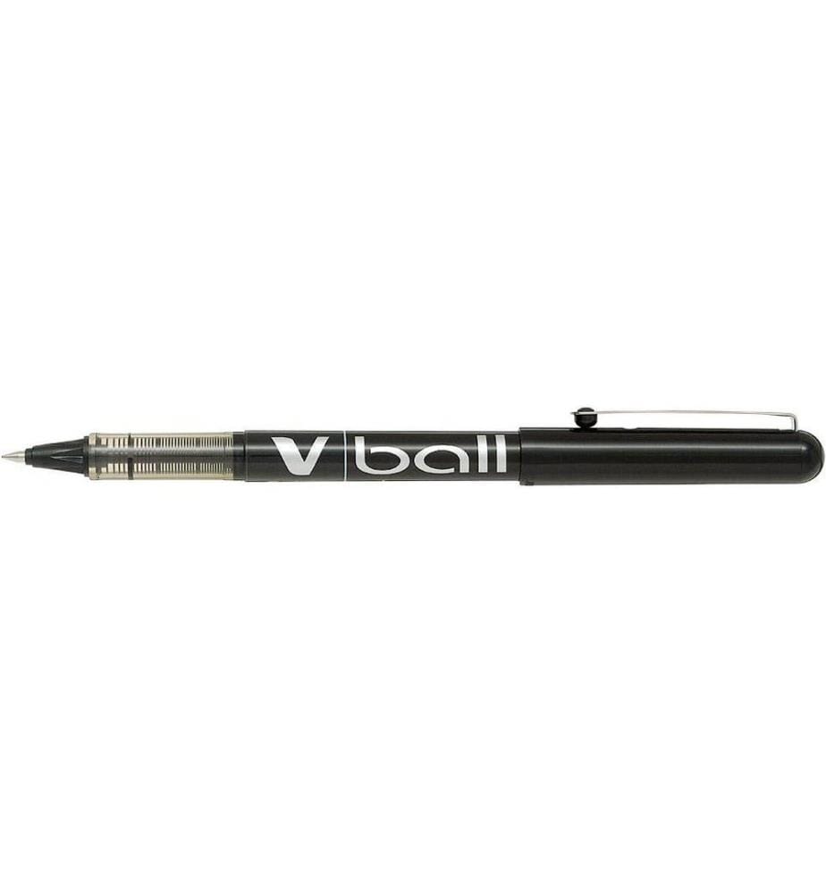 PILOT - Stylo à bille roulante V-ball, 0.3 mm, Noir