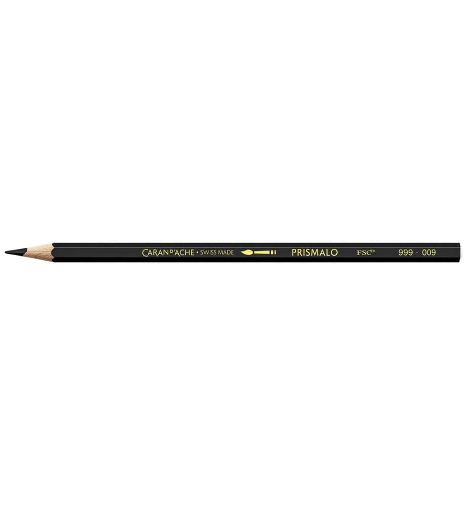 CARAN D'ACHE - Crayons de couleur Prismalo 3 mm, 1 pièce, Noir