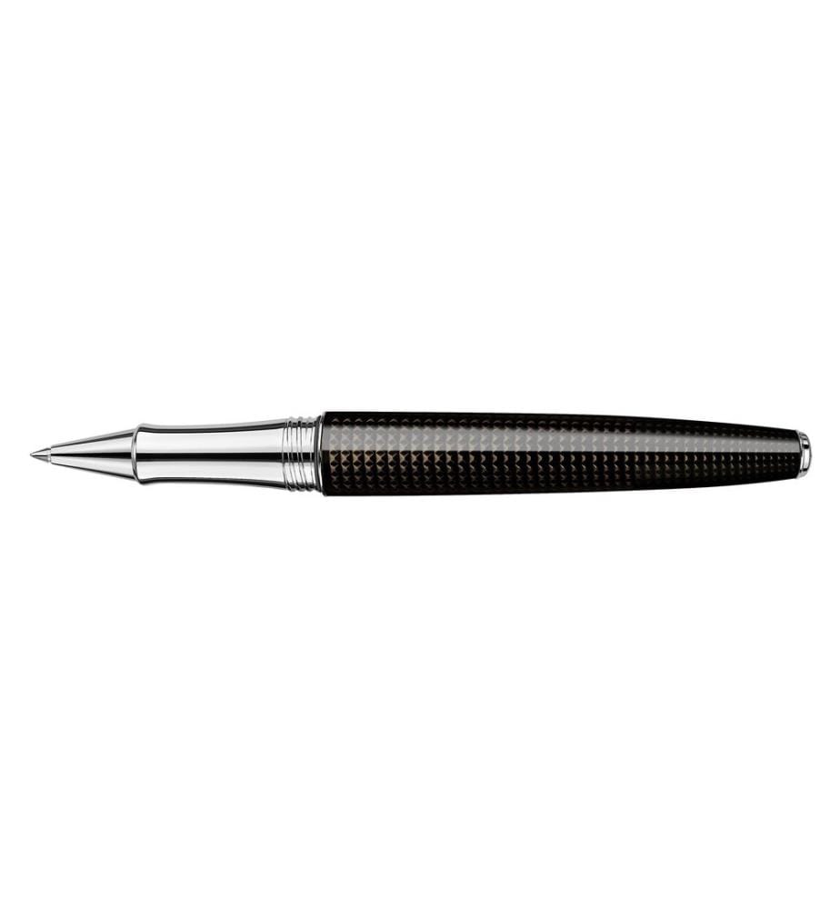 CARAN D'ACHE - Stylo à bille roulante Léman De Nuit fin (F), Noir